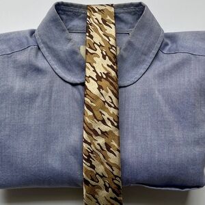 Rare Band of Outsiders Camouflage Slim Tie